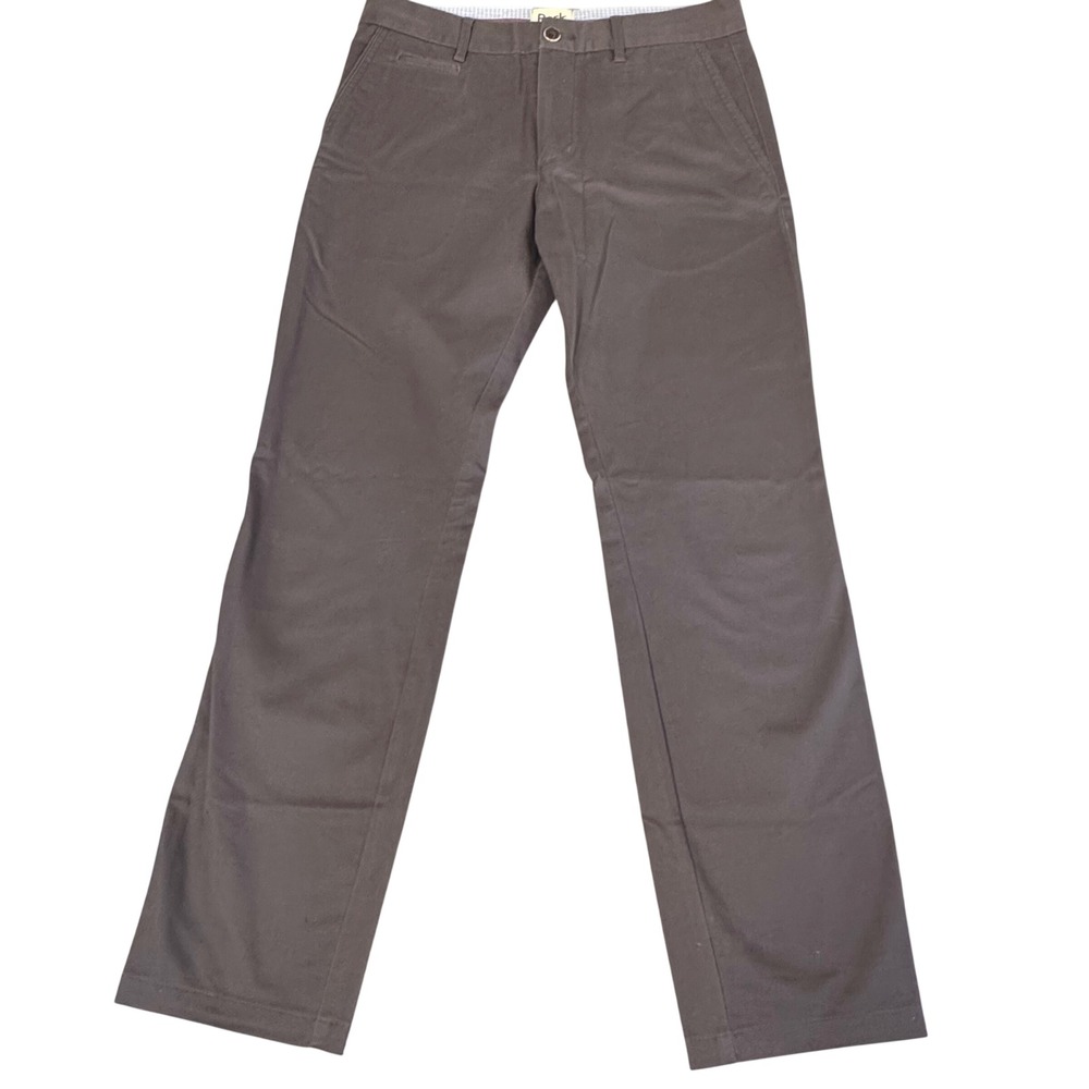 Perk Chinos 32 Slim Fit Stretch Feel Good Pants Preppy Neutral Brown Casual